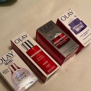 OLAY Mini Serum Collection & Wrinkle Reducing, REGENERIST - All 4
